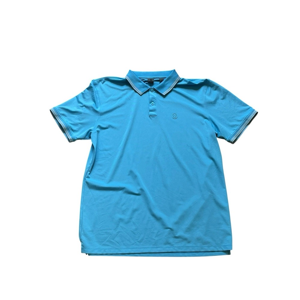 G/FORE Polo Shirt Adult Extra Large XL Blue Golf Golfing Performance Mens